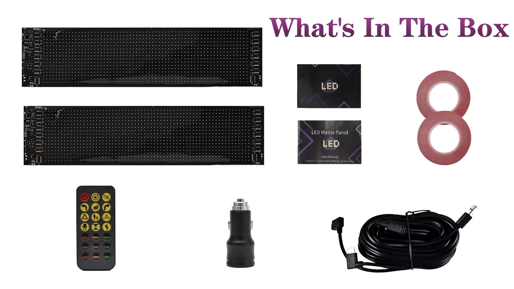 Devil Eyes LED for Cars – Programmable Patterns, App & Remote Control, Flexible Digital Display