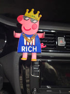 Peppa Pig Car Phone Mount – Multifunctional 360° Rotatable Vent Holder