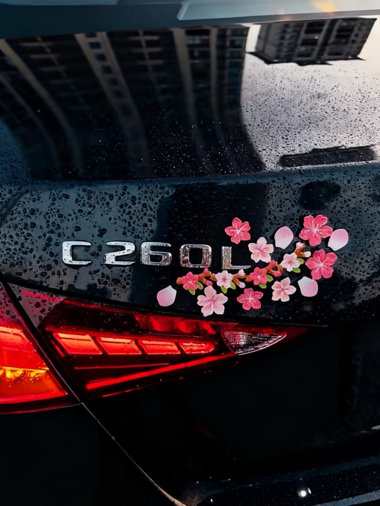 3D Daisy Car Sticker Set