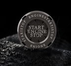 Start Stop Engine Button Cover – Luxury Metal Car Ignition Decoration Ring