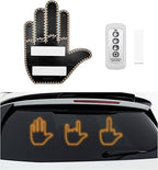 Middle Finger LED Back Window Road Rage Sign With Remote Control