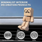 Shaking Wooden Man Figurine