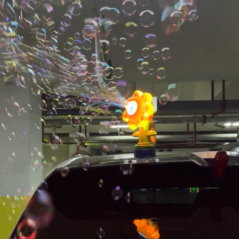Car Tail Bubble Machine – Remote-Controlled Dancing Bubble Light Toy