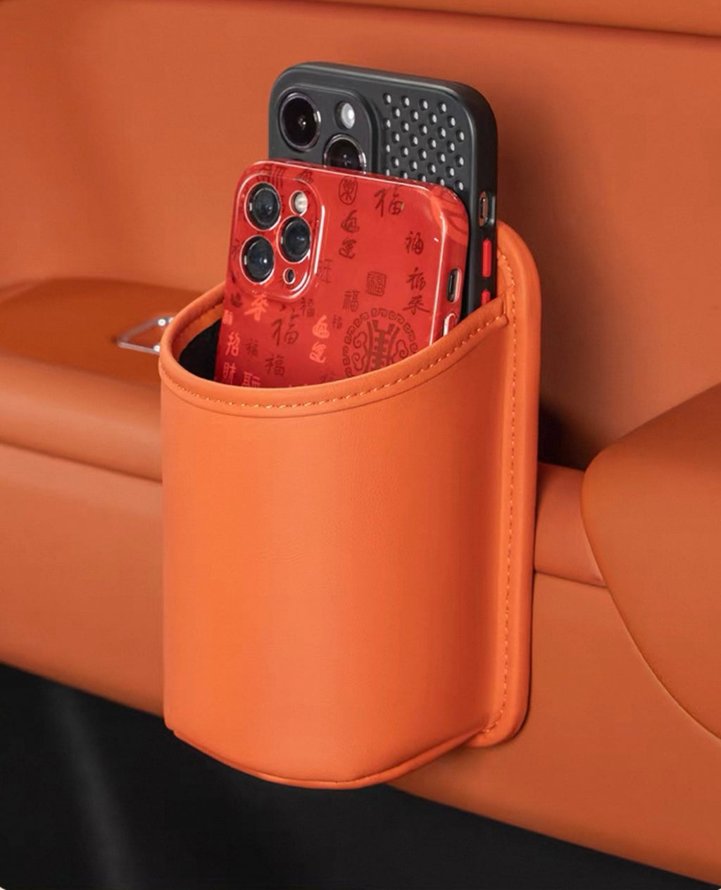 Multifunctional Car Cup Holder Organizer – Phone & Coffee Storage