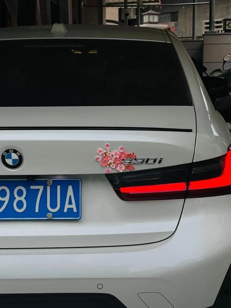 3D Daisy Car Sticker Set