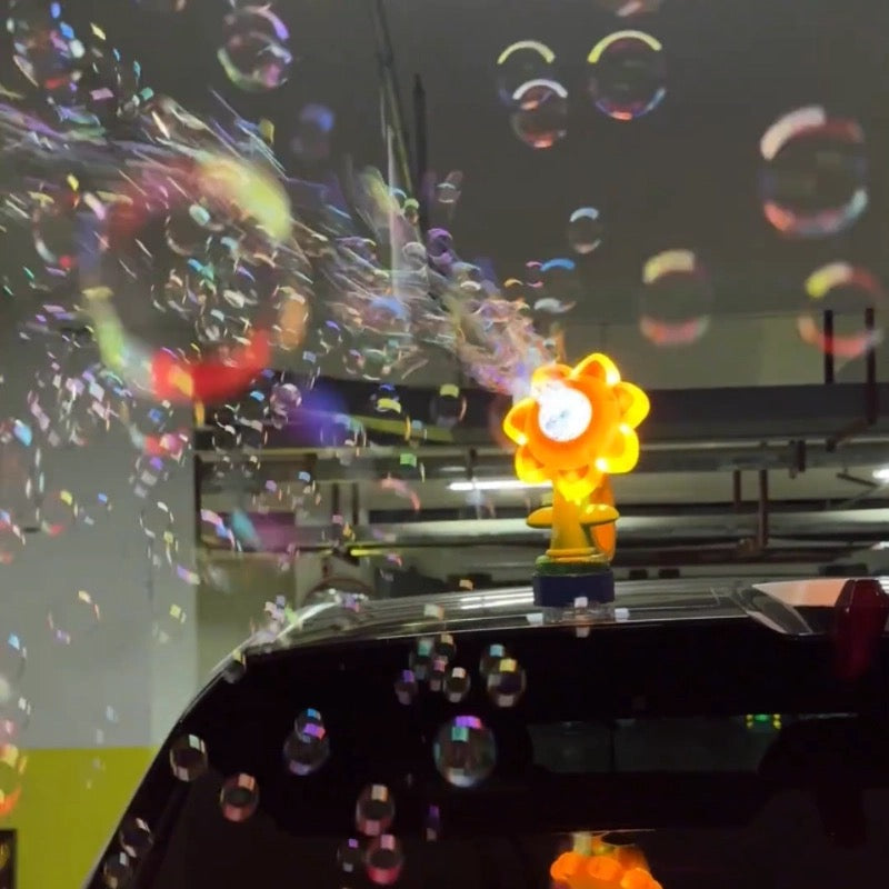 Car Tail Bubble Machine – Remote-Controlled Dancing Bubble Light Toy