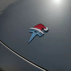 3D Santa hat car sticker