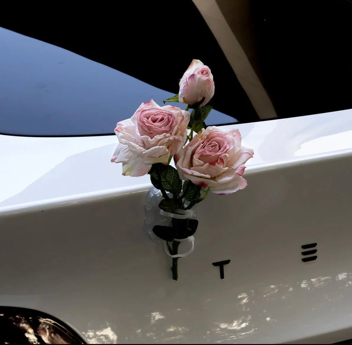 Romantic Rose Car Rear Decoration