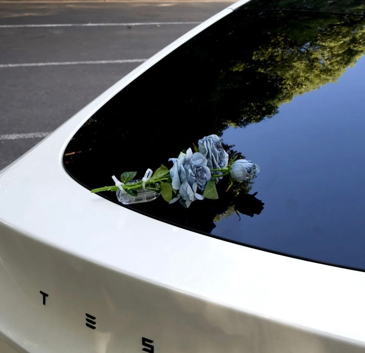 Romantic Rose Car Rear Decoration