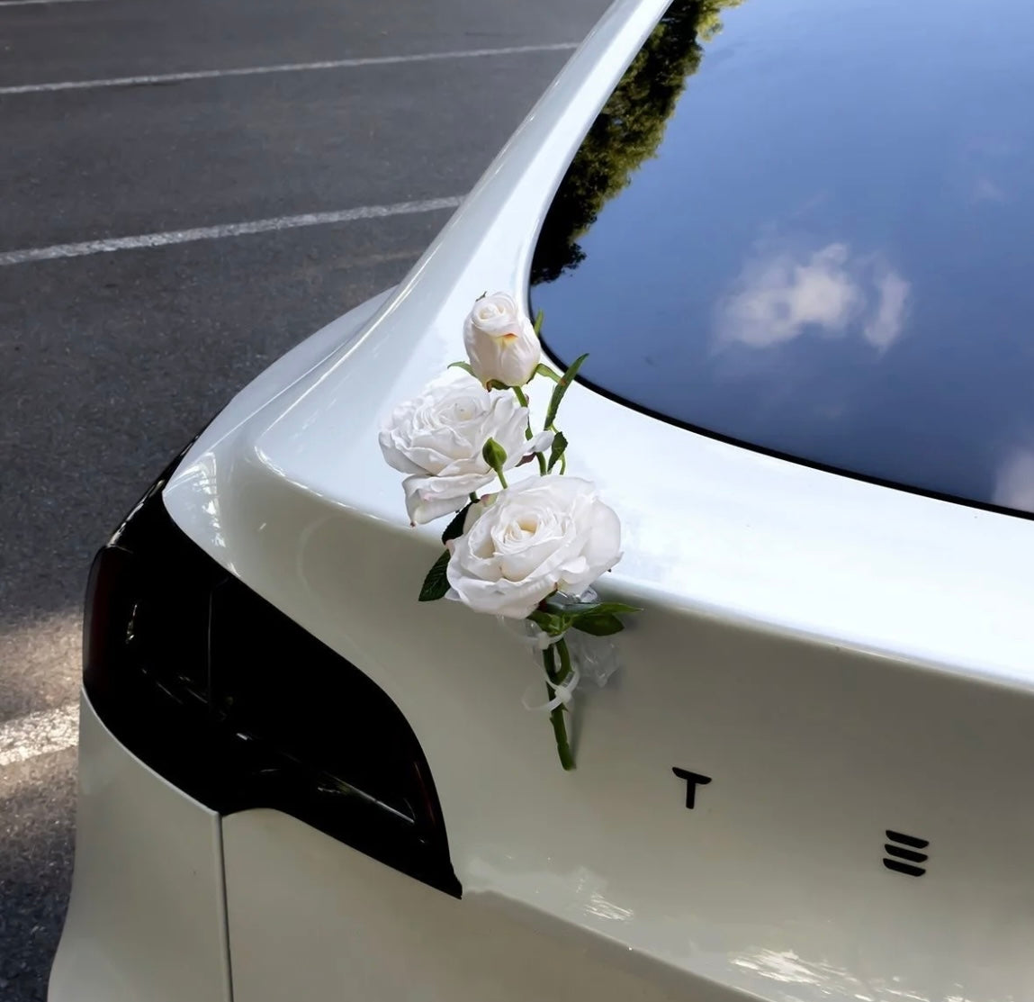Romantic Rose Car Rear Decoration