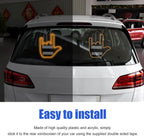 Middle Finger LED Back Window Road Rage Sign With Remote Control