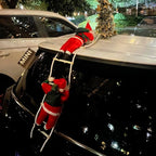 Climbing Santa Car Ornament