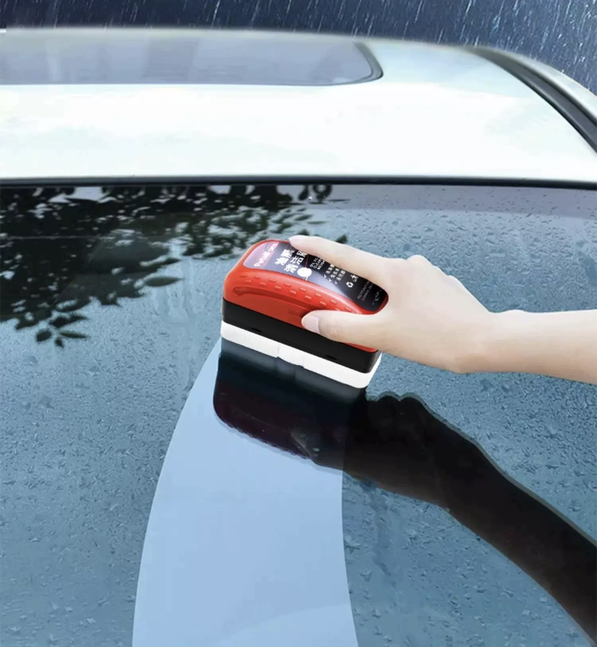 Oil Film Remover Brush for Car Windshield & Mirrors