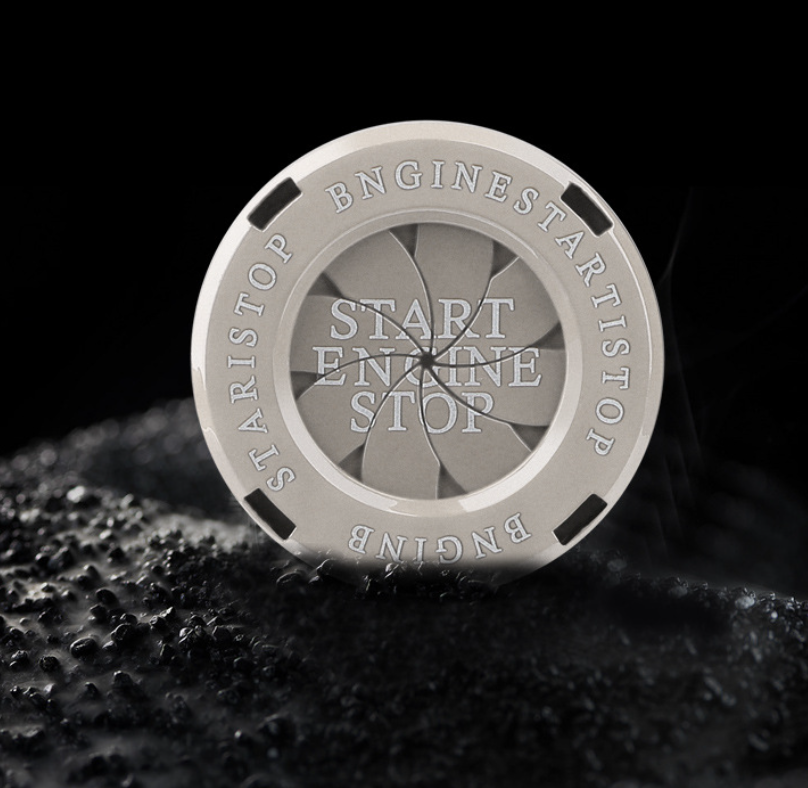 Start Stop Engine Button Cover – Luxury Metal Car Ignition Decoration Ring