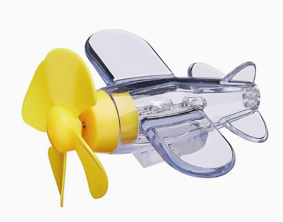 Cute Spinning Airplane Car Vent Clip with LED Light