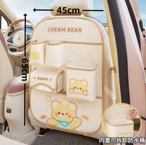 Car Back Seat Trunk Organizer – Large Capacity Storage Pockets