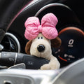 Cute Dog Car Dashboard Ornament – Funny Plush Puppy Interior Decoration