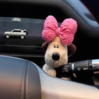 Cute Dog Car Dashboard Ornament – Funny Plush Puppy Interior Decoration