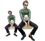 Dark Joker Style Sitting Figure – Villain Inspired Car Roof Ornament